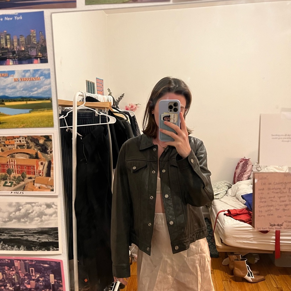 Vintage GUESS leather jacket